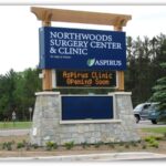 Outdoor monument sign made for Aspirus Hospital
